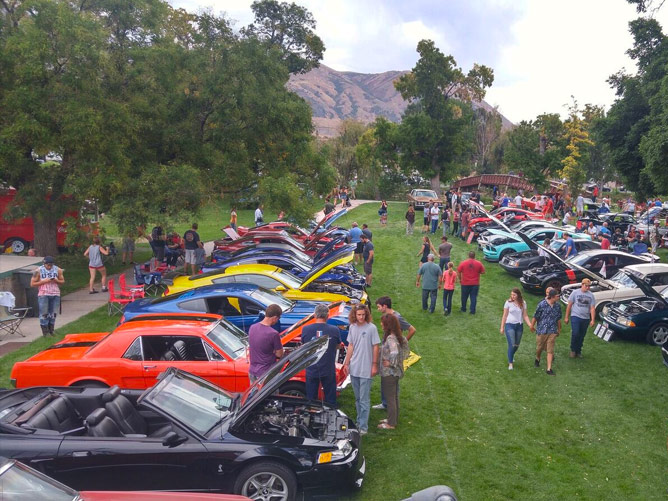 Peach Days Car Show NUMOA Northern Utah Mustang Owners Association